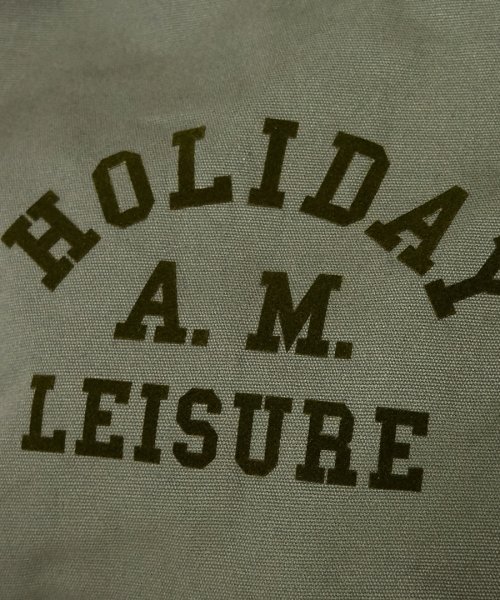 Holiday A.M.(ホリデーエーエム)/バッグ ショルダーバッグ 2WAY レディース メンズ フロッキープリント キャンバス 帆布 Holiday A.M./img15