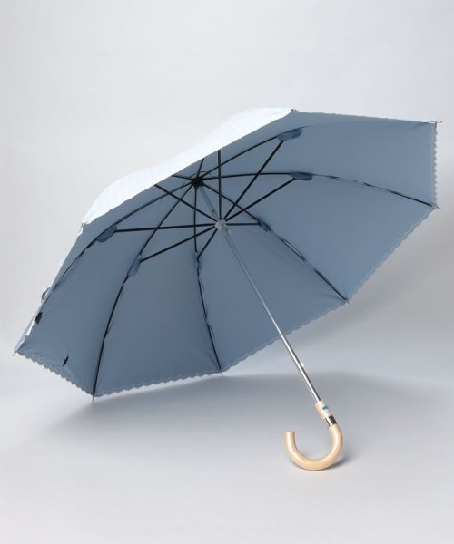 POLO RALPH LAUREN(umbrella)(ポロラルフローレン（傘）)/晴雨兼用日傘　”ストライプ スカラ刺繍”/img01