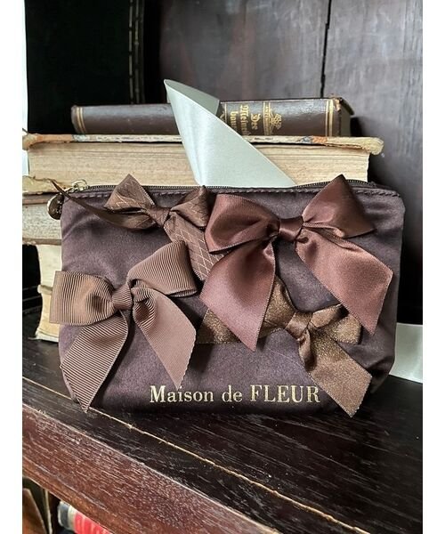 Maison de FLEUR(メゾンドフルール)/Chocolatリボンポーチ/img03