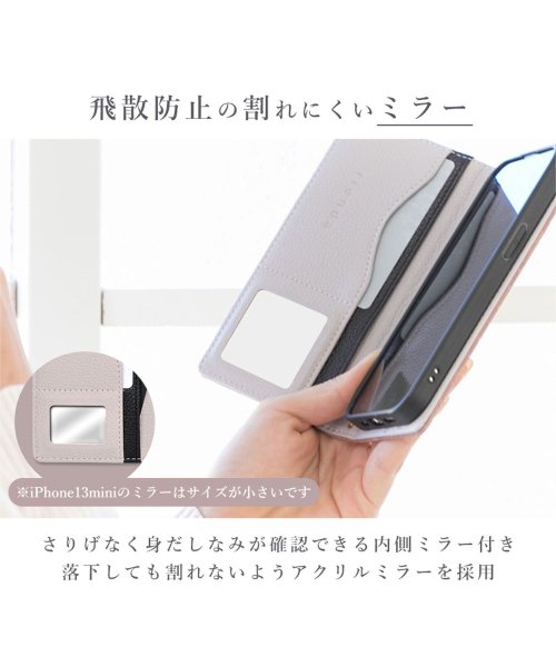 rienda(リエンダ)/スマホケース iphone14 14Pro 13 13Pro 13mini ケース ブランド リエンダ rienda クロコ 型押し 手帳型/img18