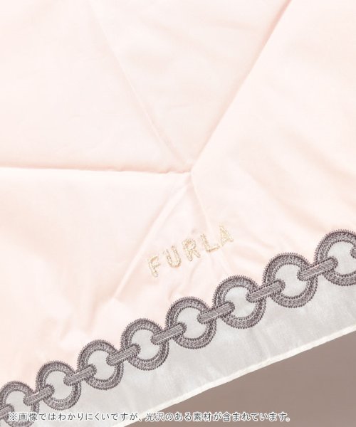 FURLA(フルラ)/晴雨兼用折りたたみ日傘　”オーガンジー チェーン刺繍”/img05