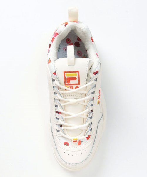 FILA（Shoes）(フィラ（シューズ）)/DISRUPTOR II TROPICAL  Snow White/Buttercup/Hot Coral/img04