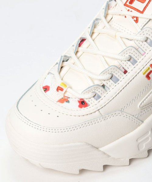 FILA（Shoes）(フィラ（シューズ）)/DISRUPTOR II TROPICAL  Snow White/Buttercup/Hot Coral/img06