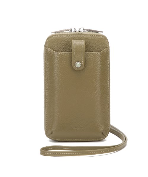 UNGRID bag(アングリッド　バッグ)/牛革天然石ブローチ　マルチPHONEケース/img05