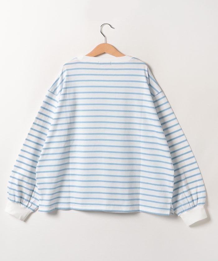 ボーダー長袖Tシャツ