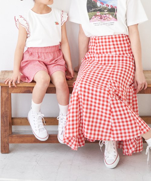 ROPE' PICNIC　KIDS(ロぺピクニックキッズ)/【KIDS】【Bonne Maman × ROPE' PICNIC】袖フリルTシャツ/img13
