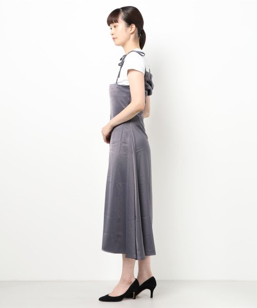aimoha(aimoha（アイモハ）)/Jasmine Grandiflorum ドレープ肩紐キャミワンピース 韓国ファッション/img13