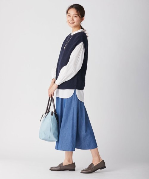 J.PRESS LADIES（LARGE SIZE）(J．プレス　レディス（大きいサイズ）)/【洗える】リネンコットン ニット ベスト/img12