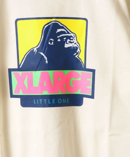 XLARGE KIDS(エクストララージ　キッズ)/配色ボックスOGゴリラ5分袖Tシャツ/img04