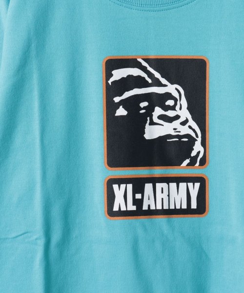 XLARGE KIDS(エクストララージ　キッズ)/ARMYゴリラ5分袖Tシャツ/img04