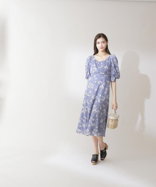 JILL by JILL STUART(ジル バイ ジル スチュアート)/袖ボリュームフラワープリントワンピース/img17