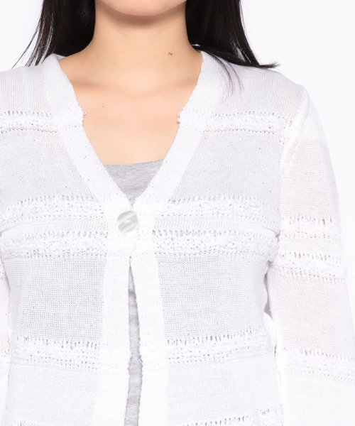Vネックニットカーディガン 
