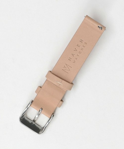 BEAUTY&YOUTH UNITED ARROWS(ビューティーアンドユース　ユナイテッドアローズ)/＜MAVEN WATCHES＞34mm交換用レザーベルト/シルバーカラー2/img03