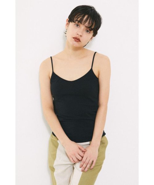 BLACK BY MOUSSY(ブラックバイマウジー)/back open cup camisole/img01