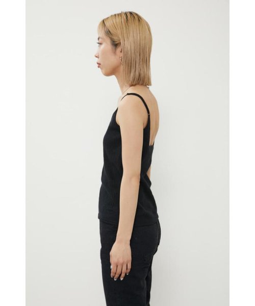 BLACK BY MOUSSY(ブラックバイマウジー)/random rib cup camisole/img05