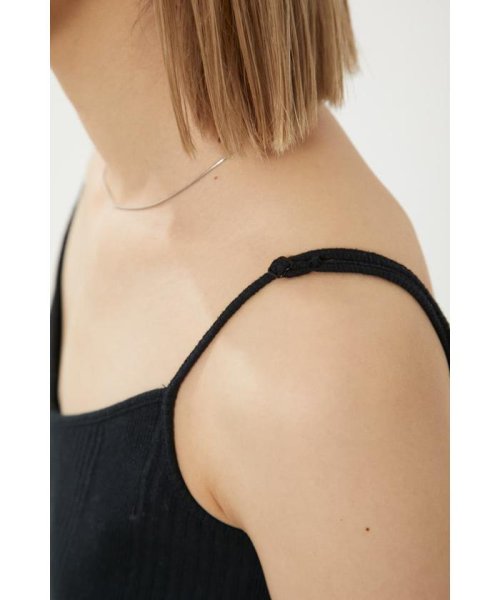 BLACK BY MOUSSY(ブラックバイマウジー)/random rib cup camisole/img10