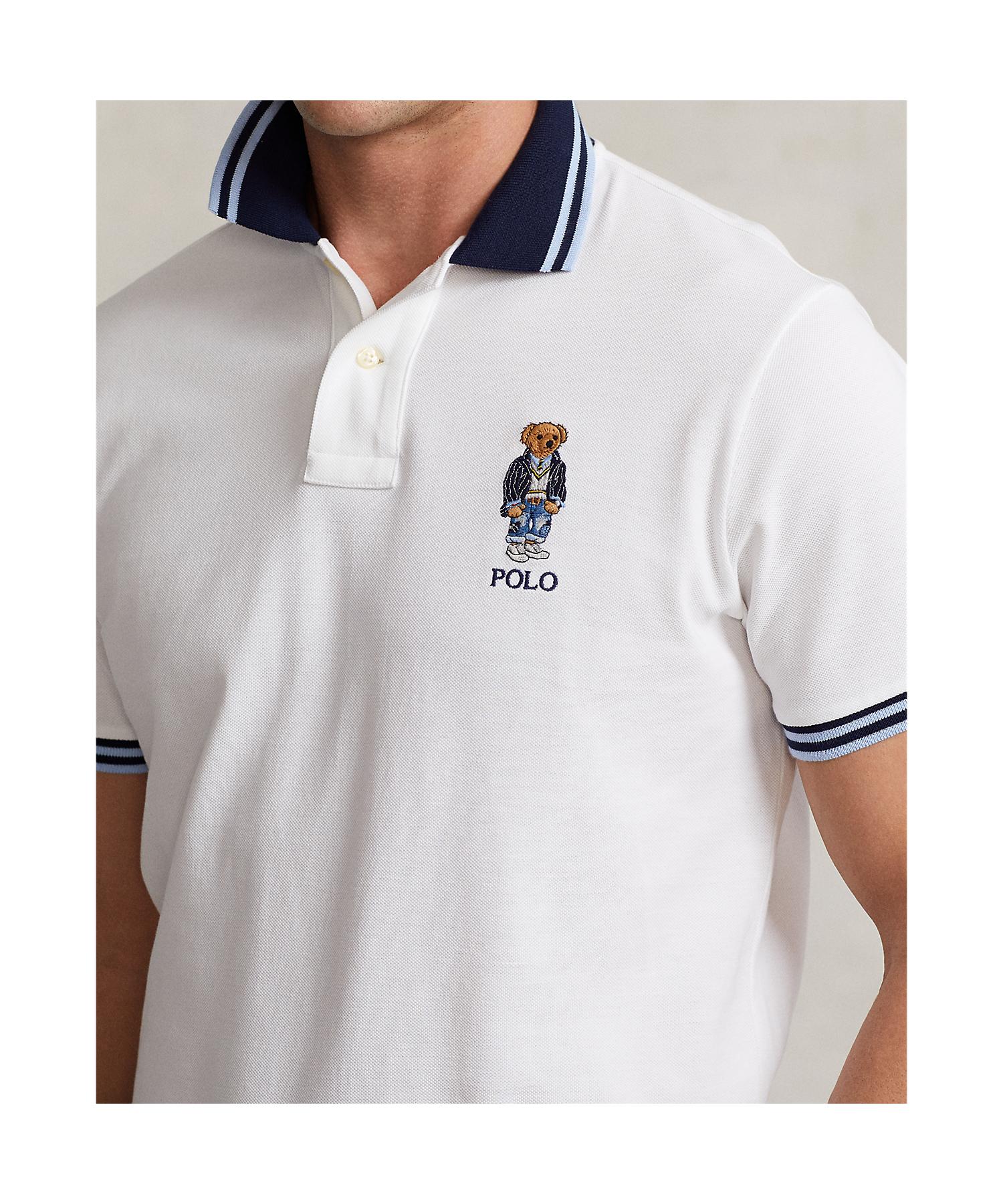 カスタム スリム Polo ベア メッシュ ポロシャツ(504567084) | POLO