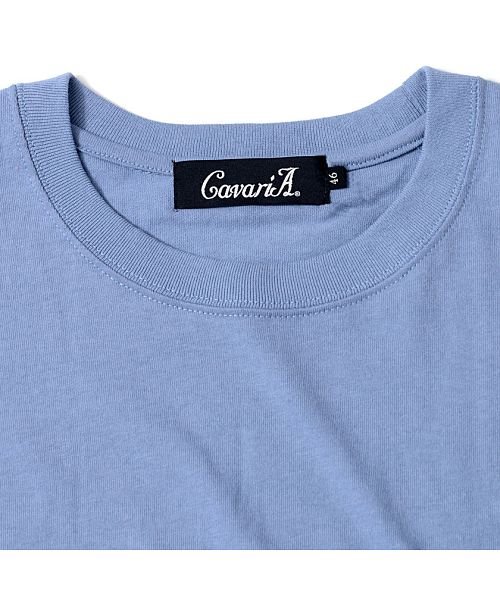 CavariA(キャバリア)/CavariA USAコットンビックシルエットドルマンスリーブ無地長袖Tシャツ メンズ ロンT USAコットン 大きいサイズ ドロップショルダー ビッグシルエッ/img25