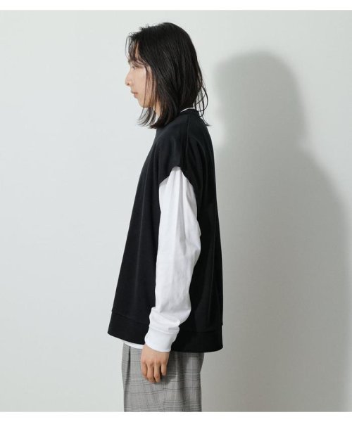 AZUL by moussy(アズールバイマウジー)/VEST SET LONG TEE/img05