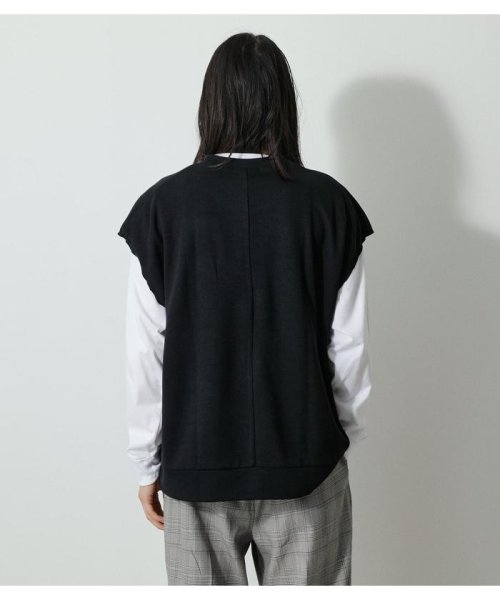 AZUL by moussy(アズールバイマウジー)/VEST SET LONG TEE/img06