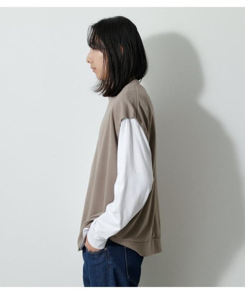 AZUL by moussy(アズールバイマウジー)/VEST SET LONG TEE/img14