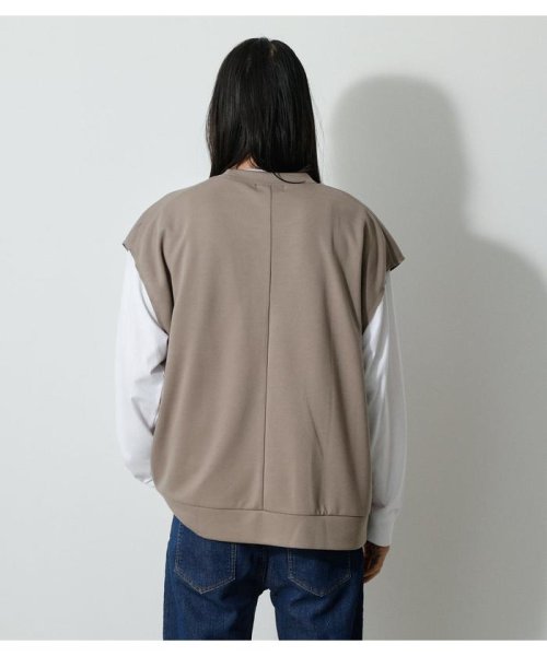 AZUL by moussy(アズールバイマウジー)/VEST SET LONG TEE/img15