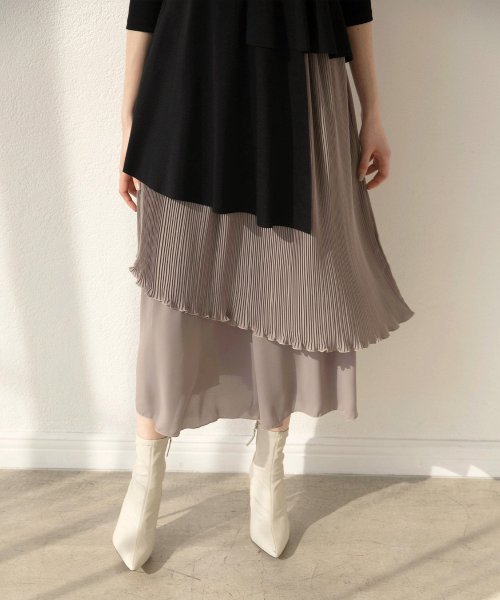 MIELI INVARIANT(ミエリ インヴァリアント)/Wrinkle Layer Dress/img07