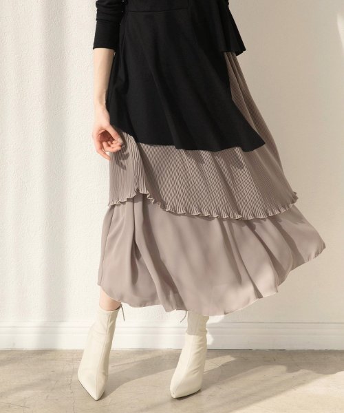 MIELI INVARIANT(ミエリ インヴァリアント)/Wrinkle Layer Dress/img08