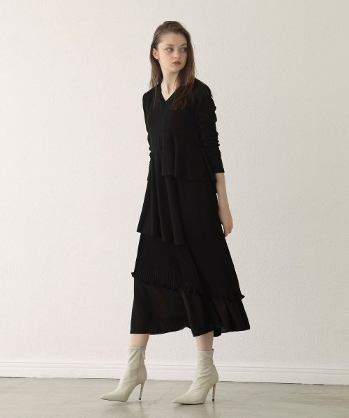 MIELI INVARIANT(ミエリ インヴァリアント)/Wrinkle Layer Dress/img11