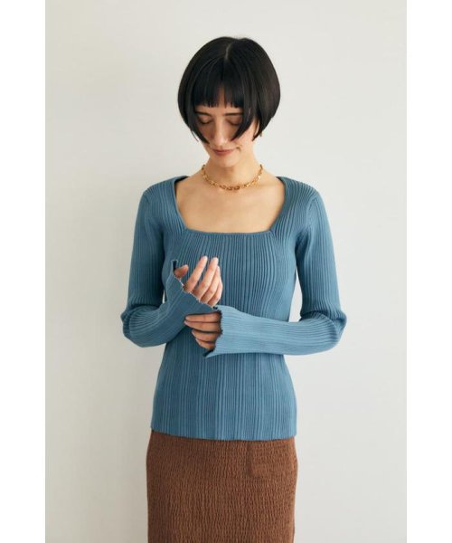 moussy(マウジー)/TIGHT RIB KNIT トップス/img08