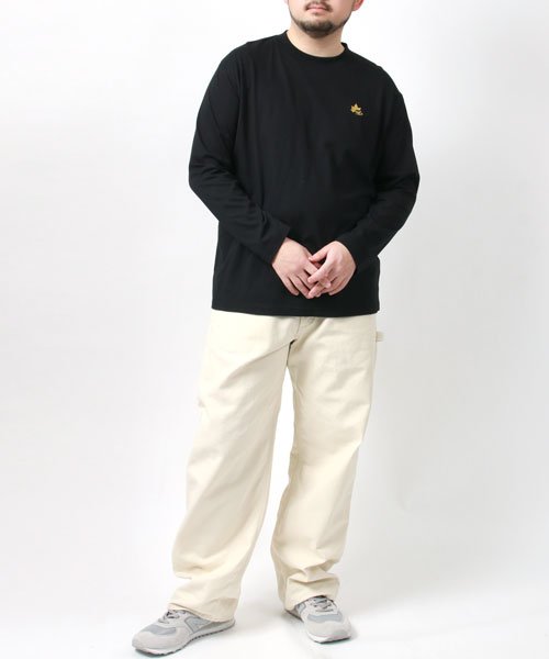 MARUKAWA(大きいサイズのマルカワ)/【LOGOS park】ロゴスパーク 大きいサイズ 長袖 ワンポイント ロゴ 刺繍 Tシャツ ロンT/img12