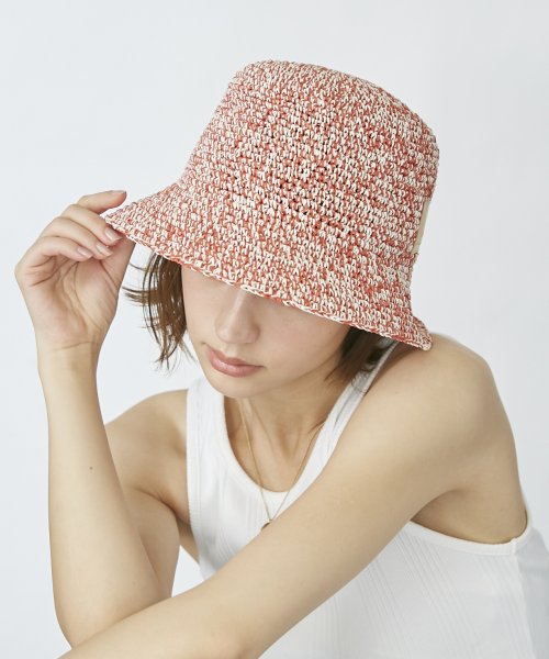Chapeaud'O(Chapeaud’O)/Chapeau d' O Paper Mix Crochet Bucket/img14