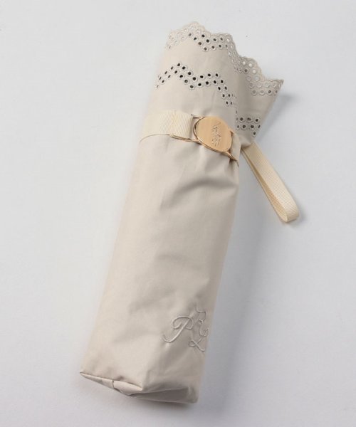POLO RALPH LAUREN(umbrella)(ポロラルフローレン（傘）)/晴雨兼用折りたたみ日傘　ボーダー刺繍/img02