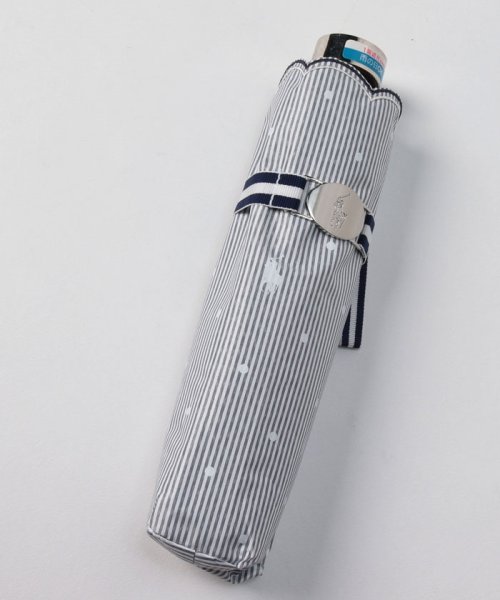 POLO RALPH LAUREN(umbrella)(ポロラルフローレン（傘）)/晴雨兼用折りたたみ日傘　ストライプドット/img02