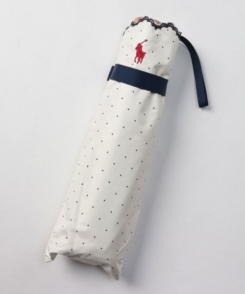 POLO RALPH LAUREN(umbrella)(ポロラルフローレン（傘）)/晴雨兼用折りたたみ日傘　ピンドット/img02