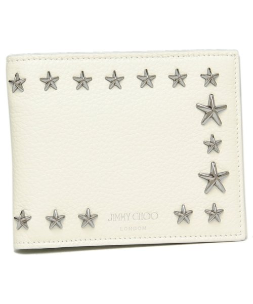セール ジミーチュウ 二つ折り財布 マーク ホワイト メンズ Jimmy Choo Markuuf ジミーチュウ Jimmy Choo Magaseek