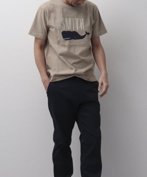 NOLLEY’S goodman(ノーリーズグッドマン)/【BARNS OUTFITTERS】別注 吊り編みTシャツ SMITH クジラ/img03