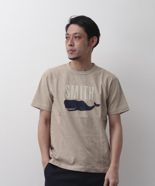 NOLLEY’S goodman(ノーリーズグッドマン)/【BARNS OUTFITTERS】別注 吊り編みTシャツ SMITH クジラ/img05