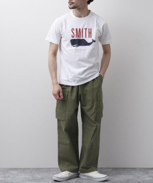 NOLLEY’S goodman(ノーリーズグッドマン)/【BARNS OUTFITTERS】別注 吊り編みTシャツ SMITH クジラ/img13