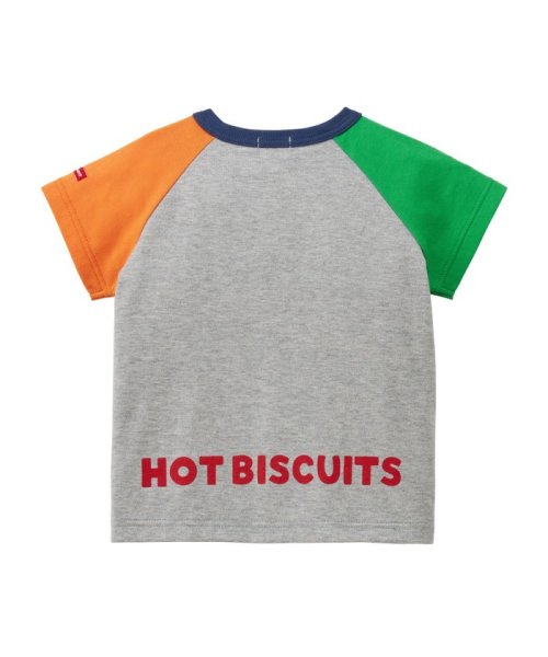 MIKI HOUSE HOT BISCUITS(ミキハウスホットビスケッツ)/お顔のラグラン半袖Tシャツ/img07