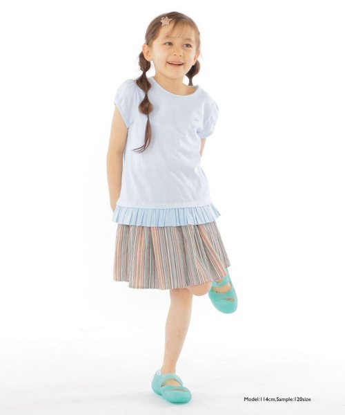 SHIPS KIDS(シップスキッズ)/SHIPS KIDS:リバーシブル ストライプ ギャザー スカート(100～130cm)/img07