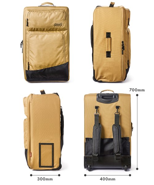 コールマン キャンプ バッグ 収納ボックス キャリーケース キャリーバッグ Lサイズ 85L coleman travel－all ｜約