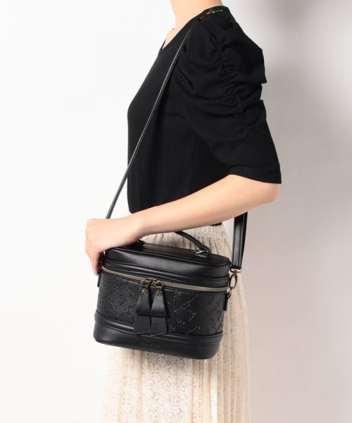 セール 型押しデザインバニティバッグ アクシーズファム Axes Femme Magaseek