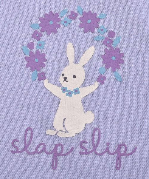 SLAP SLIP(スラップスリップ)/肩 フリル うさぎ プリント Tシャツ (80～130cm)/img14