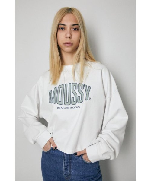 moussy(マウジー)/PATCHED OVAL MOUSSY LOGO プルオーバー/img01