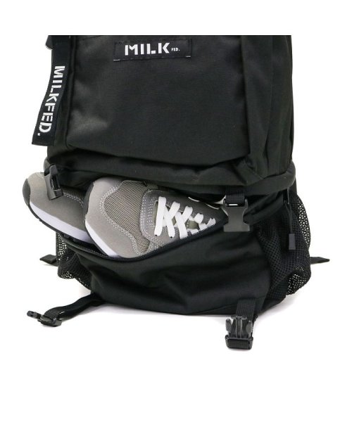 ミルクフェド リュック 通学 MILKFED. リュックサック NEO BIG BACKPACK BAR 女子 バックパック デイパック A4 32L 0318 ×1 QG1215858378(9295円)