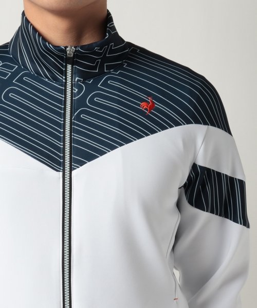 le coq sportif GOLF (ルコックスポルティフ（ゴルフ）)/【ゴルファーズアドレスカッティング】ダンボールフルジップカットソー(はっ水/防風/ストレッチ)【アウトレ/img03