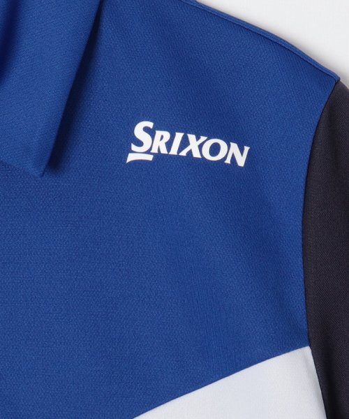 SRIXON(スリクソン)/【松山英樹プロ着用モデル ジュニア別注】カラーブロックプロモデルシャツ(遮熱/吸汗速乾/UVケア(UPF15)/クーリング効果)/img04