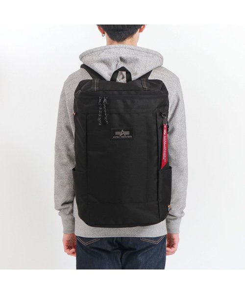 ALPHA INDUSTRIES(アルファインダストリーズ)/アルファインダストリーズ リュック ALPHA INDUSTRIES ボックスデイパックL 大容量 A4 B4 A3 30L ノートPC 通学 TZ1073/img06