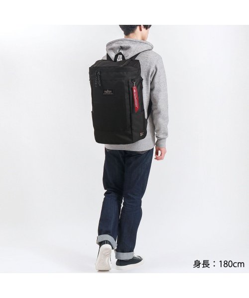 ALPHA INDUSTRIES(アルファインダストリーズ)/アルファインダストリーズ リュック ALPHA INDUSTRIES ボックスデイパックL 大容量 A4 B4 A3 30L ノートPC 通学 TZ1073/img07